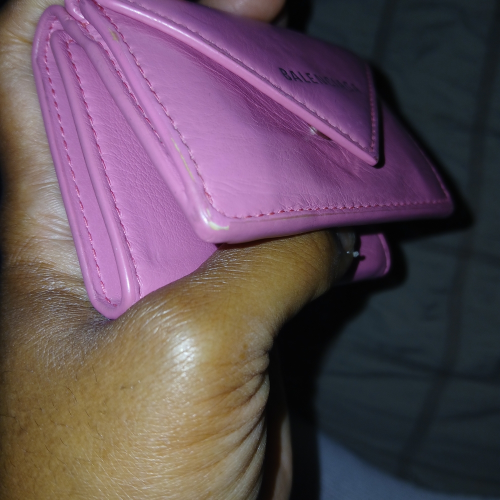 Balenciaga Vibrant Pink Leather Wallet - Picture 11 of 16